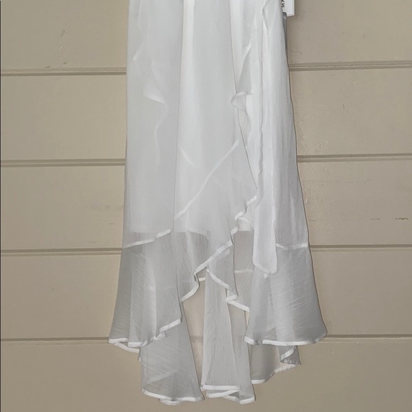 MAX & ASH Ruffle High/Low Hem Dress Size Small - Picture 4 of 6